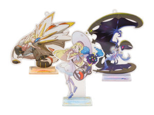 Supporto Portachiavi Lylia, Cosmog, Solgaleo, Lunala